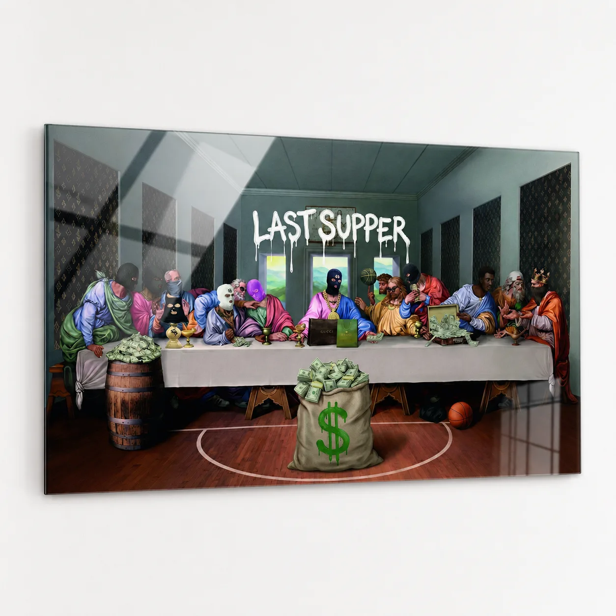 Modern Sanatın Asi Yorumu: Last Supper Cam Tablo