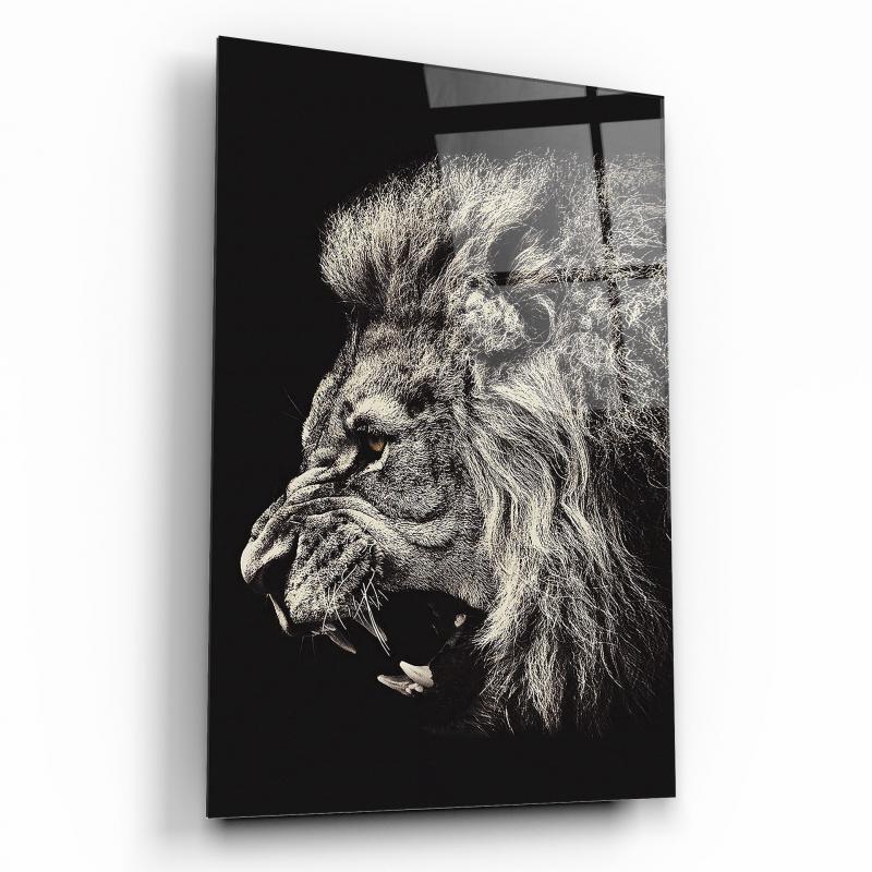 Aslan Cam Tablo